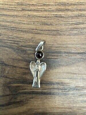 Bargain sales Sterling Silver Silver Pendant With Garnet  Stone Jewllery Spiritual Crystals