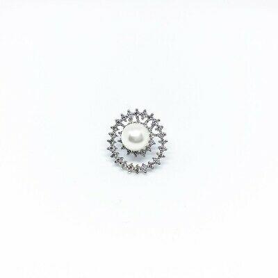 Bargain sales SALE Earrings Stud Pearl Rhinestone Silver Plated Luxury Wedding Jewllery