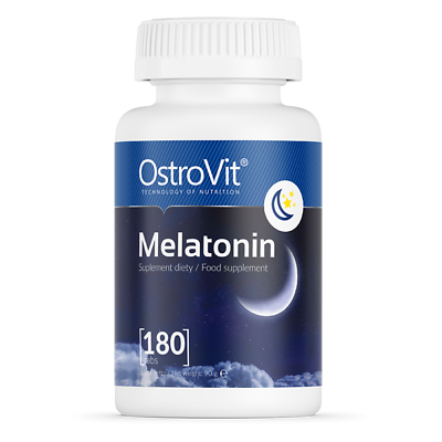 Bargain sales OstroVit Melatonin 1mg - 180 / 360 Tabs - Sleep Relaxing Aid Melatonina