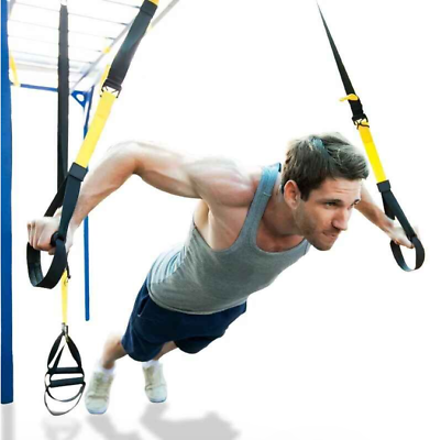 Bargain sales Resistance Bands Hanging Belt Sport Gym Workout Fitness Suspension Exercise Pull