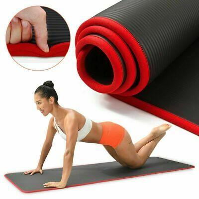 Bargain sales Yoga Mat Extra Thick QUALITY 10mm Pilates Non-slip Pad For Men Women Fitness