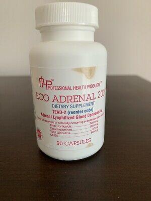 Bargain sales Eco Adrenal 200 Professional Health Products - open bottle - Expires 02/21