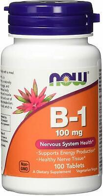Bargain sales Now Supplements, Vitamin B-1 100 mg, Energy Production*, Nervous System Health*,