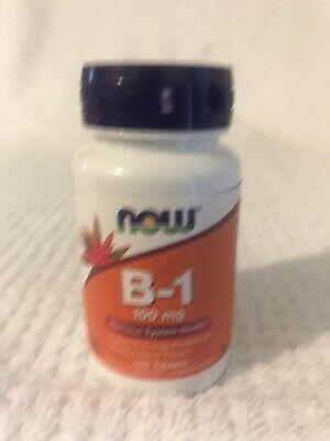 Bargain sales Now Supplements, Vitamin B-1  100 mg Energy Production Nervous System Health