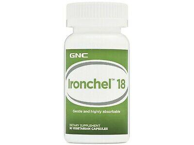 Bargain sales Original GNC Ironchel 18MG Hemoglobin Production Blood Health Support Vitamins