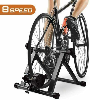 Bargain sales HEALTH LINE PRODUCTS Bike Trainer Stand 8 Resistance Levels w/Noise Reduction EC