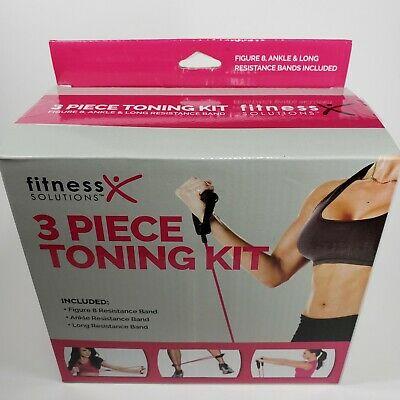 Bargain sales Fitness Solution 3 Piece Toning Kit New Years Resolution NIB NEW