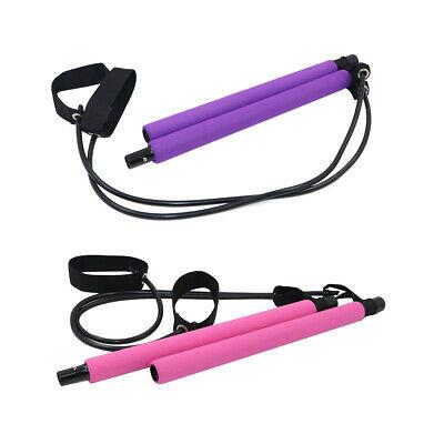 Bargain sales Yoga Resistance Band Pilates Stick Home Gym Exercise Fitness Equipment