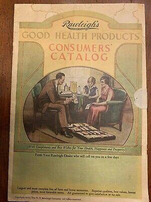 Bargain sales Vintage Original 1932 Rawleigh's Good Health Products Consumers' Catalog