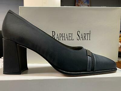 Bargain sales Women Designer Dress Shoes Black Comfort Block Heel Pumps Square toe Fall Gray