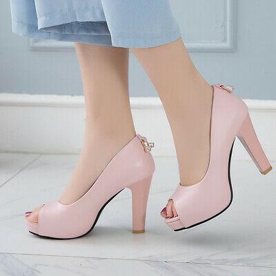 Bargain sales Simple Designer Pumps Women's Elegant Shoes High Heels Peeptoes PU-leather