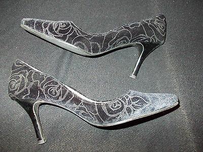 Bargain sales DESIGNER DRESS SHOES WOMENS BLACK DRESS CASUAL HIGH HEEL PUMPS SHOE 7US/37EURO