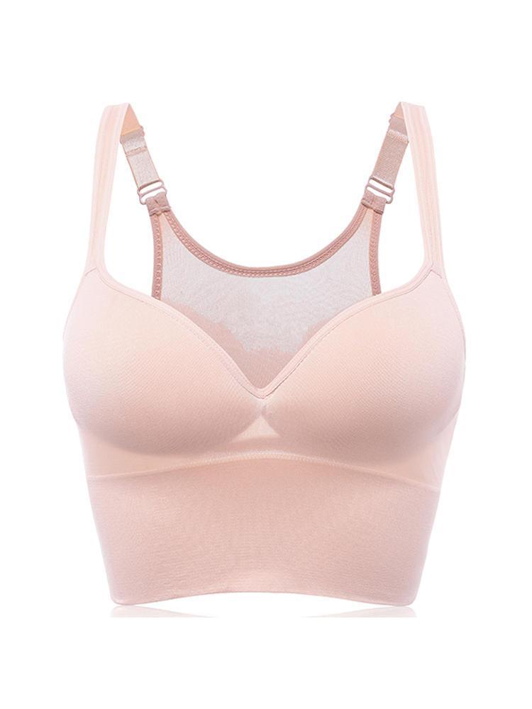 Bargain sales Wireless Sporty Shockproof Running Push Up Sports Bra