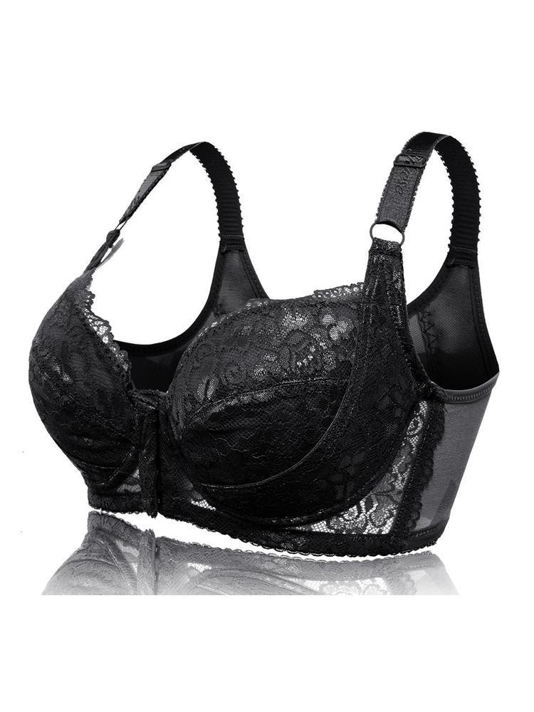 Bargain sales H Cup Front Closure Plus Size Ultra Thin Minimizer Bra