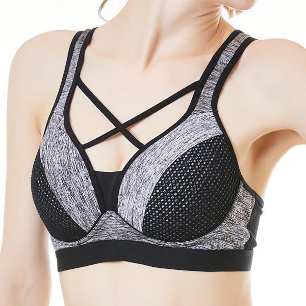 Bargain sales Strappy Criss-cross Wireless Gather Yoga Running Sports Bras