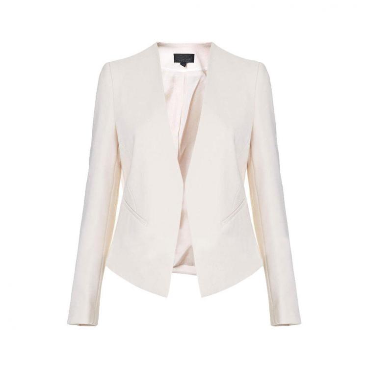 Bargain sales Women Elegant Brief V-neck No Button Pocket OL Work Short Blazer